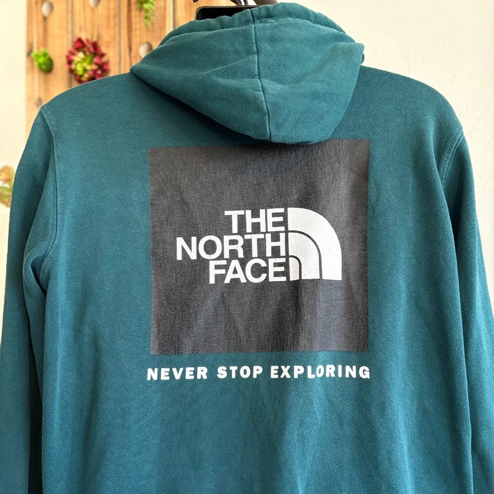 The North Face Men's Box NSE Pullover Hoodie Ponderosa Green M‎